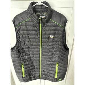Isle of Man TT Motorcycle Road Races Men's Jacket Vest Size 3XL Quilted